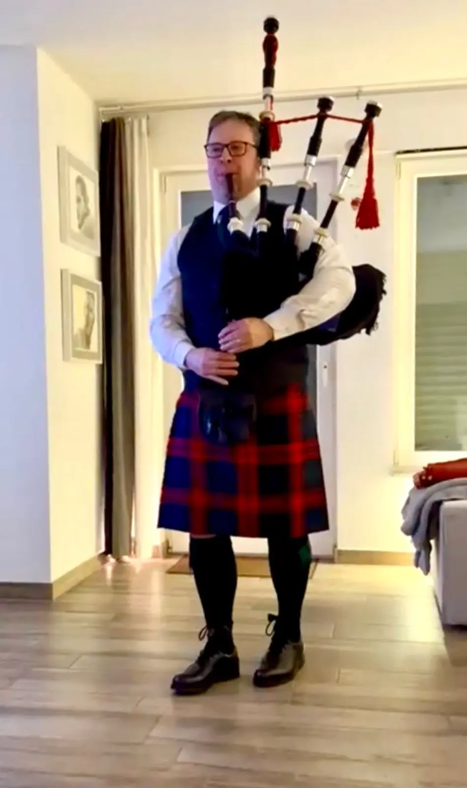 Christoph Danielec Danielec C. übt auf der Pipe